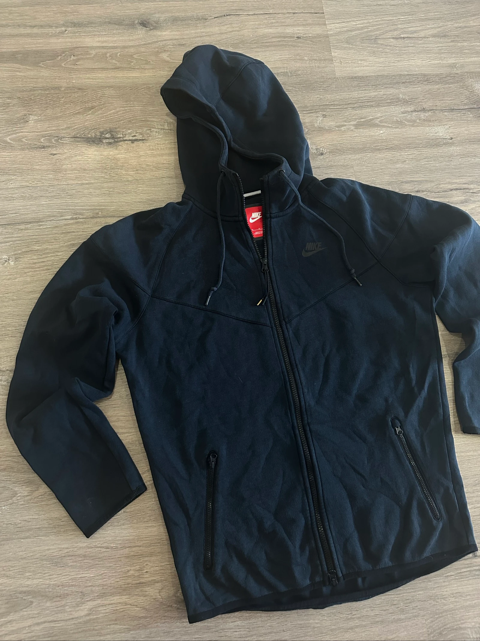 Nike Tech Fleece Sweat à Capuche et Fermeture Éclair Noir – photo 2